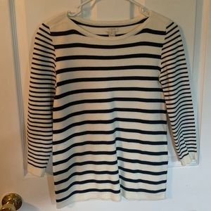 J. Crew Striped Sweater Size XXS